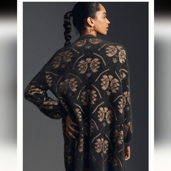 Maeve Anthropologie open front eyelash cardigan OS NWT - Picture 3 of 9